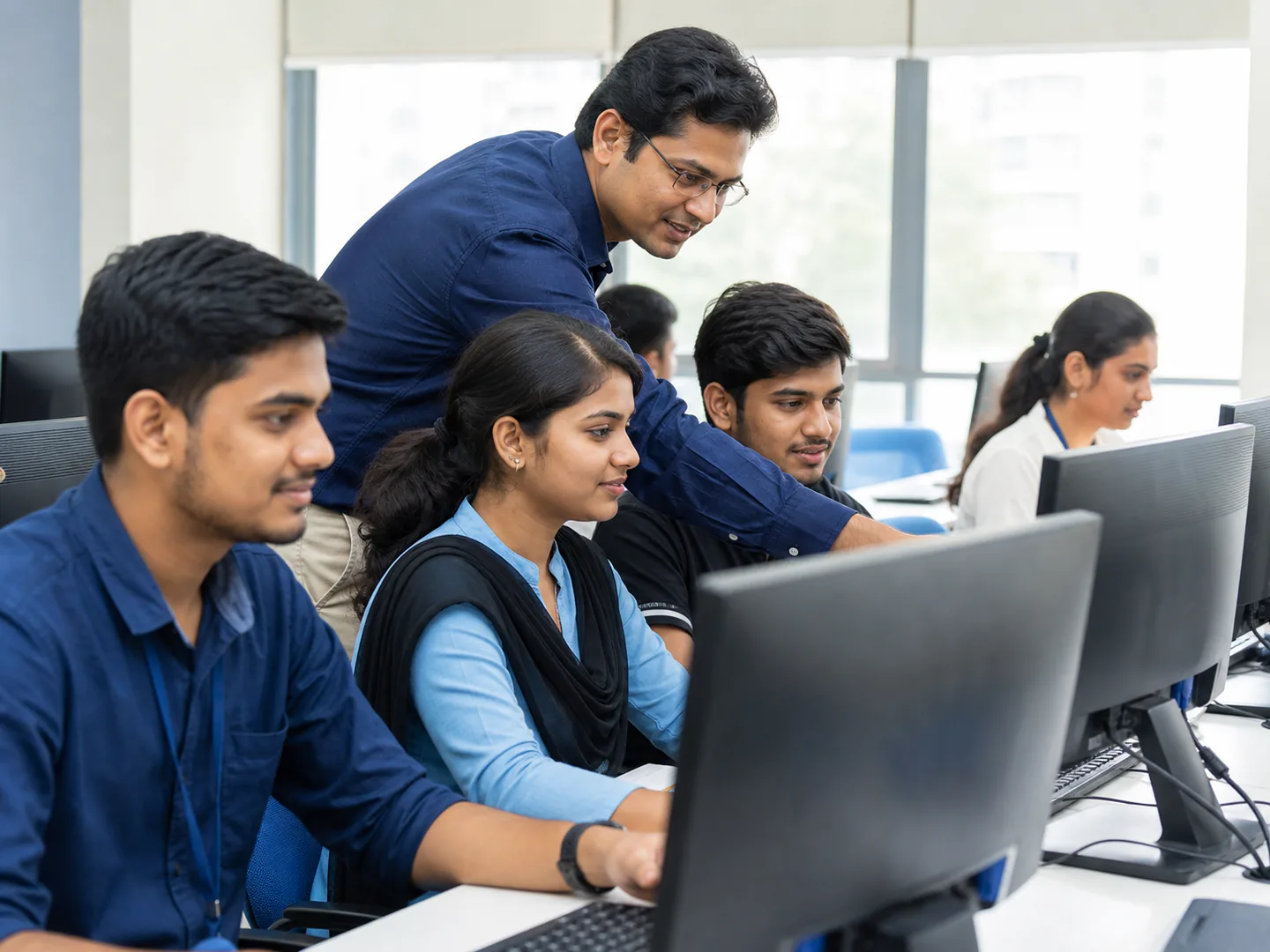 SYV Computer Classes practical learning